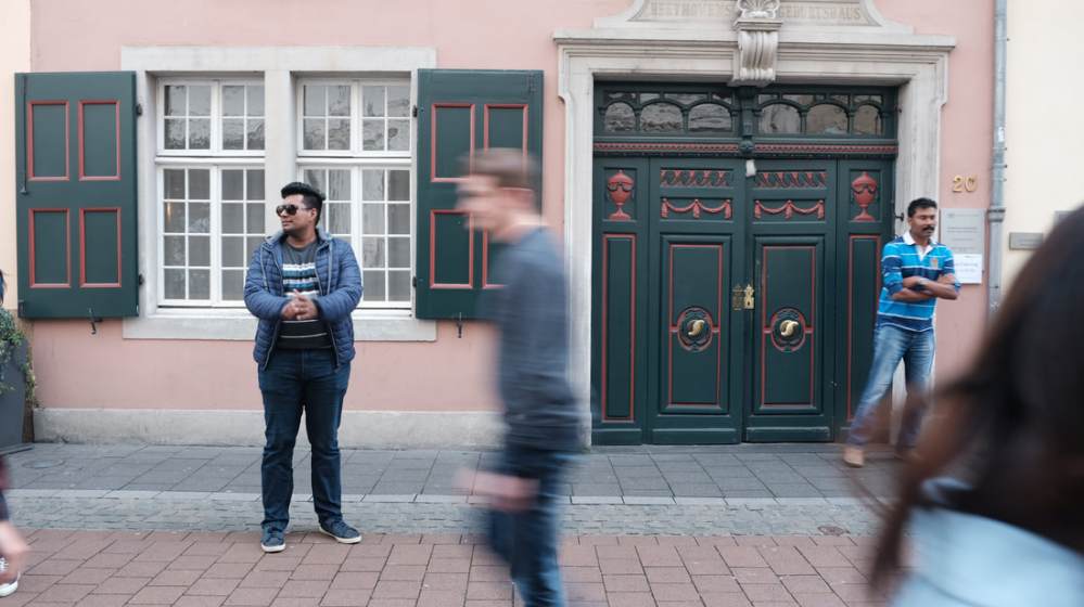 Europe tour bus and the grand gesture of friendship through the eyes of children